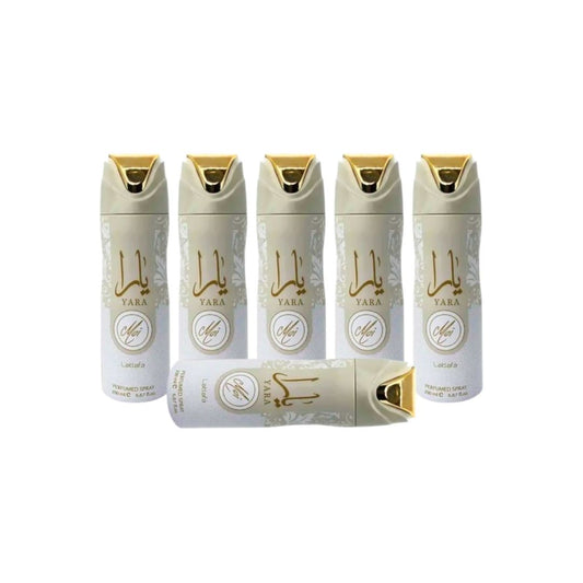 Yara Moi Body Spray 6 Pack Bundle – 200 ml Each | Lattafa
