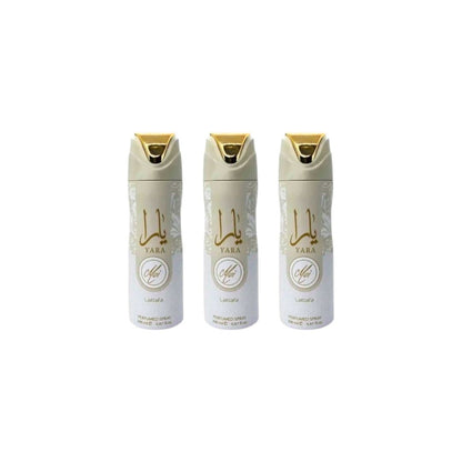Yara Moi Body Spray 3 Pack Bundle – 200 ml Each | Lattafa