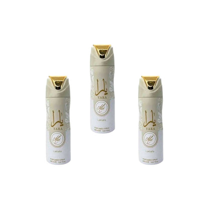 Yara Moi Body Spray 3 Pack Bundle – 200 ml Each | Lattafa