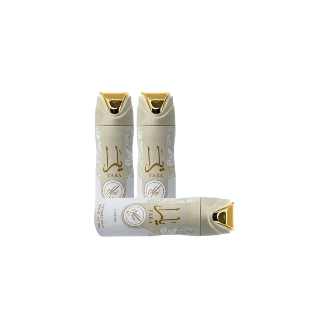 Yara Moi Body Spray 3 Pack Bundle – 200 ml Each | Lattafa