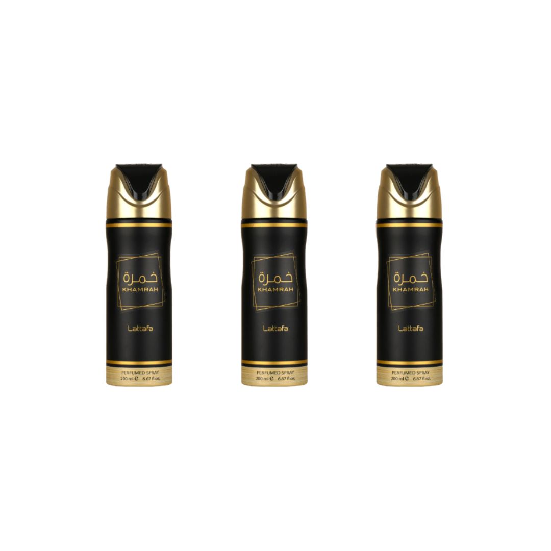 Khamrah Body Spray 6 Pack Bundle – 200 ml Each | Lattafa