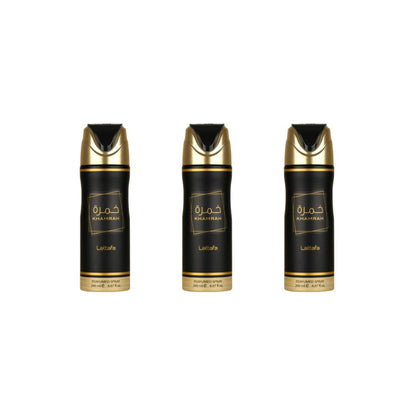 Khamrah Body Spray 6 Pack Bundle – 200 ml Each | Lattafa