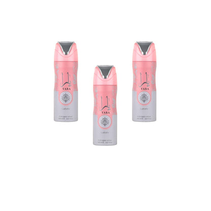 Yara Body Spray 6 Pack Bundle – 200 ml Each | Lattafa