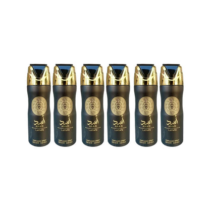 Lattafa Asad Body Deodorant 6 Pack Bundle. Each 200 ml spray