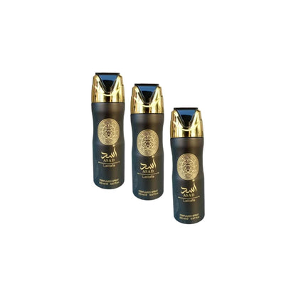 Lattafa Asad Body Deodorant 6 Pack Bundle. Each 200 ml spray