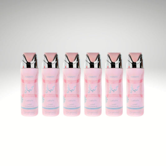 Fakhar Hayati Florence Body Spray 6 Pack Bundle – 200 ml Each | Lattafa