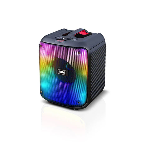 RCA 1x8" Woofer Lightweight Handy Party Speaker with Wireless Microphone