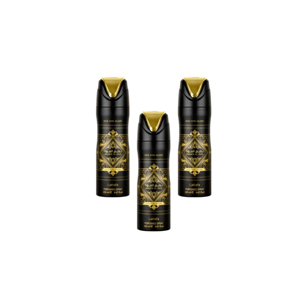 Bade’e Al Oud – Oud For Glory Body Spray 6 Pack Bundle – 200 ml Each | Lattafa