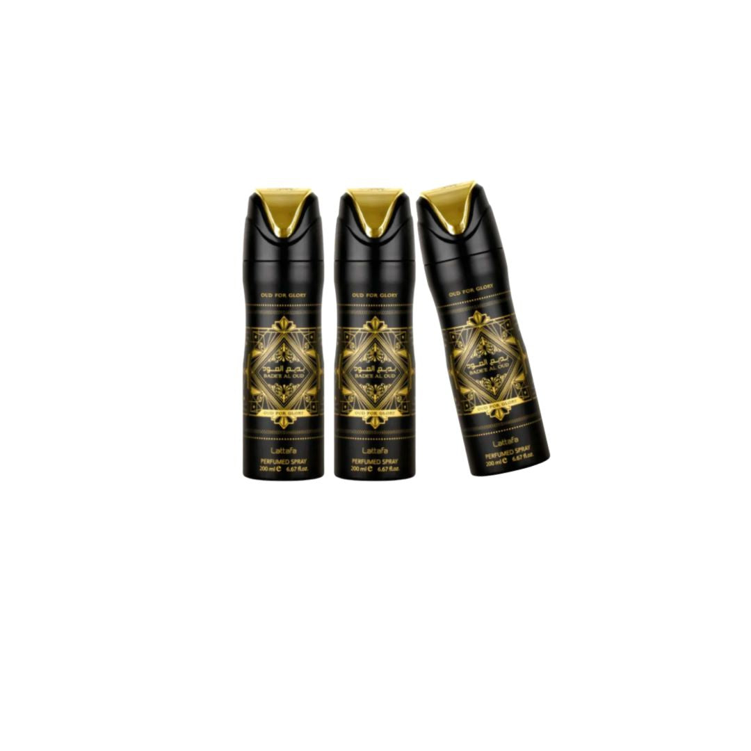 Bade’e Al Oud – Oud For Glory Body Spray 6 Pack Bundle – 200 ml Each | Lattafa