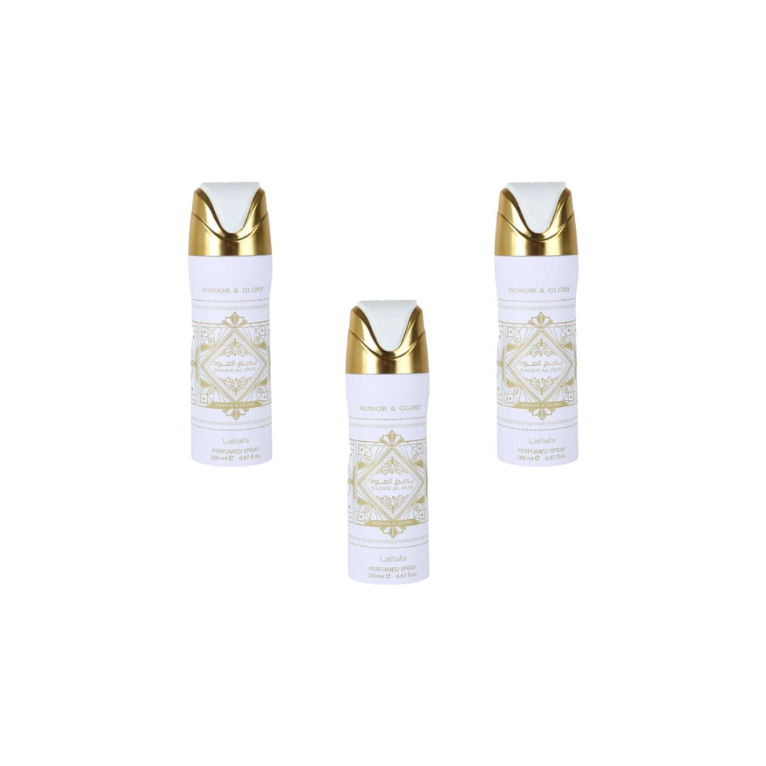 Bade’e Al Oud – Honor & Glory Body Spray 6 Pack Bundle – 200 ml Each | Lattafa