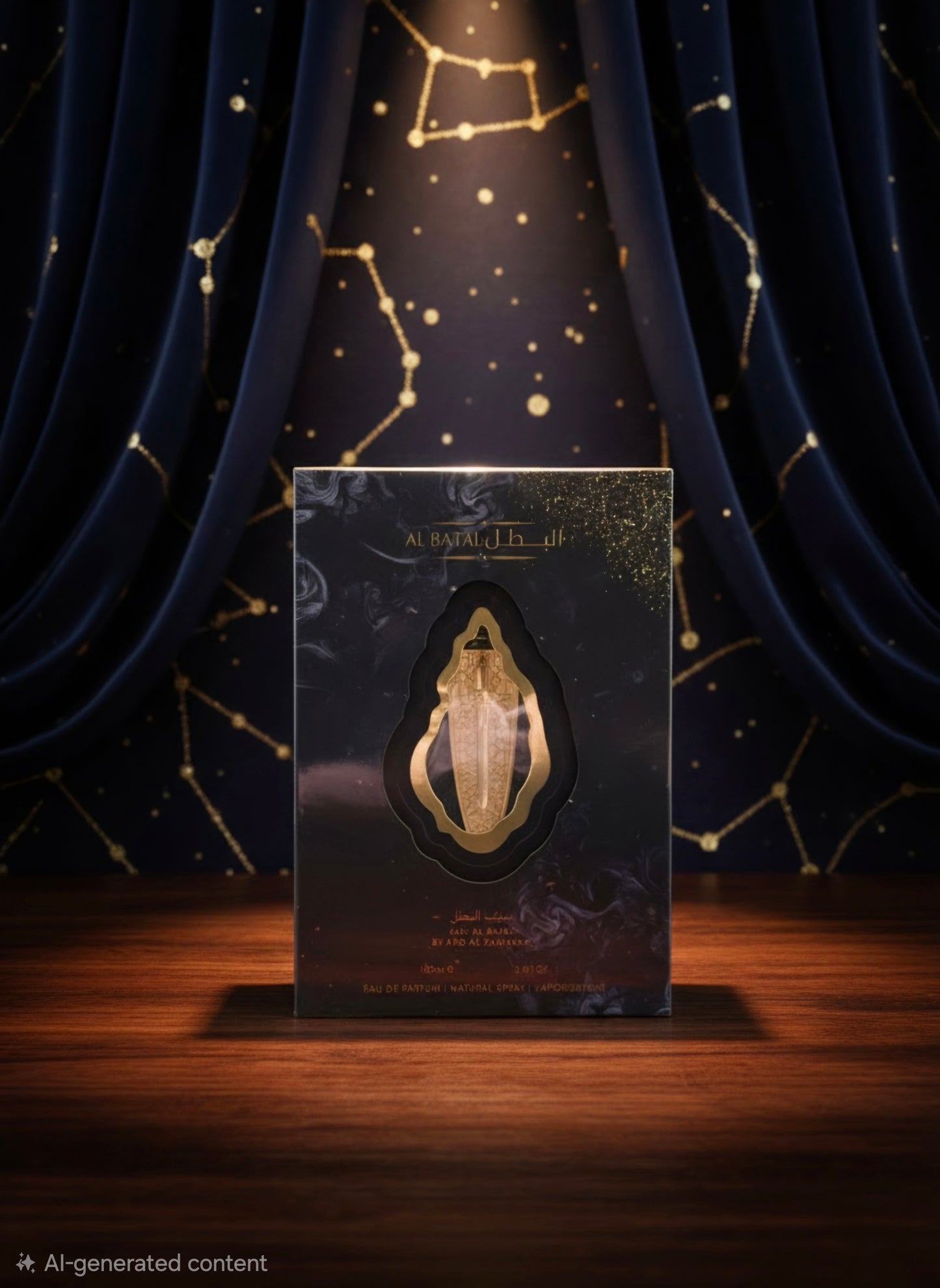 Ard Al Zaafaran Al Batal Eau de Parfum 100ml | Woody Spicy Oriental Men's Fragrance | Long Lasting Perfume Spray