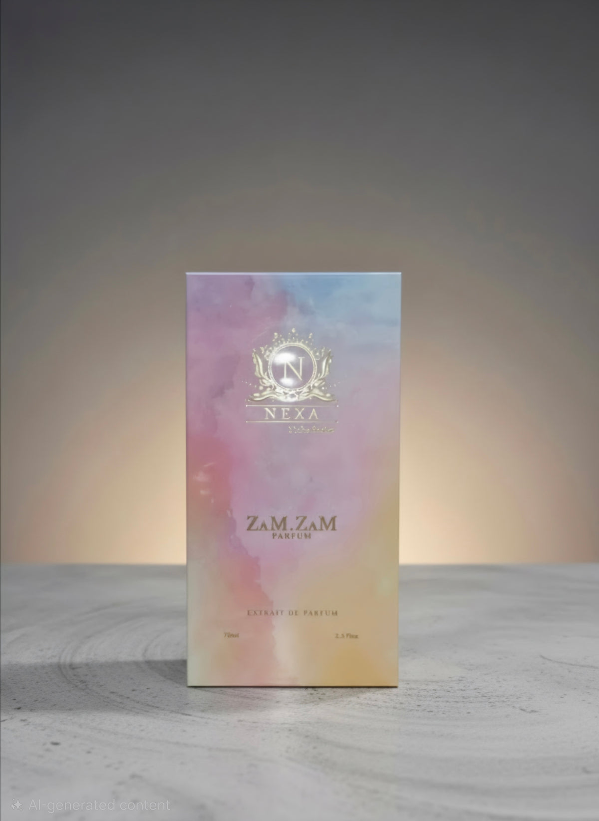 Zam Zam Parfum Nexa Niche Series Extrait de Parfum for Unisex, 70ml (2.37 Fl Oz), Citrus Floral Woody Fragrance with Bergamot, Grapefruit, Rose, Strawberry, Jasmine, Orange Blossom, Sandalwood, Amber & Cedar