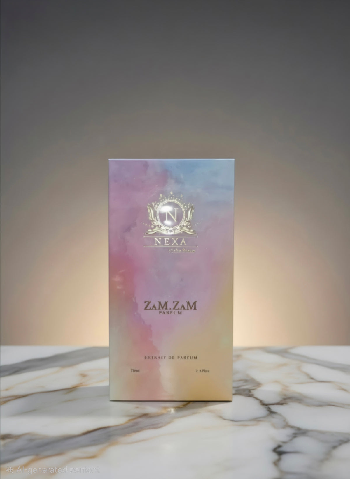 Zam Zam Parfum Nexa Niche Series Extrait de Parfum for Unisex, 70ml (2.37 Fl Oz), Citrus Floral Woody Fragrance with Bergamot, Grapefruit, Rose, Strawberry, Jasmine, Orange Blossom, Sandalwood, Amber & Cedar