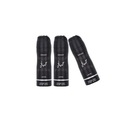 Hayaati Body Spray 6 Pack Bundle – 200 ml Each | Lattafa