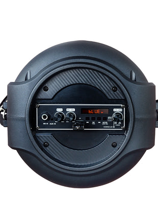 YAT 8" Lightweight Bluetooth Party Speaker with Wired Microphone & Remote