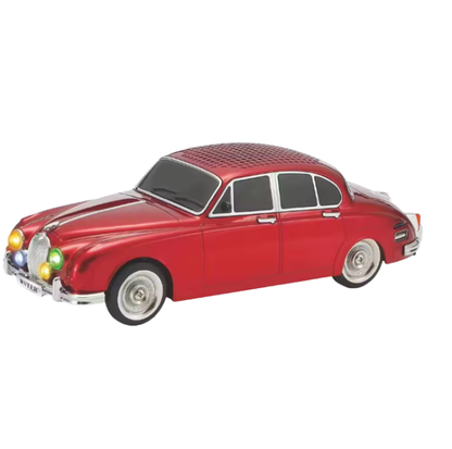 WS-596 Jaguar Classic Car Shaped Wireless Bluetooth Speaker with RGB LED Lights