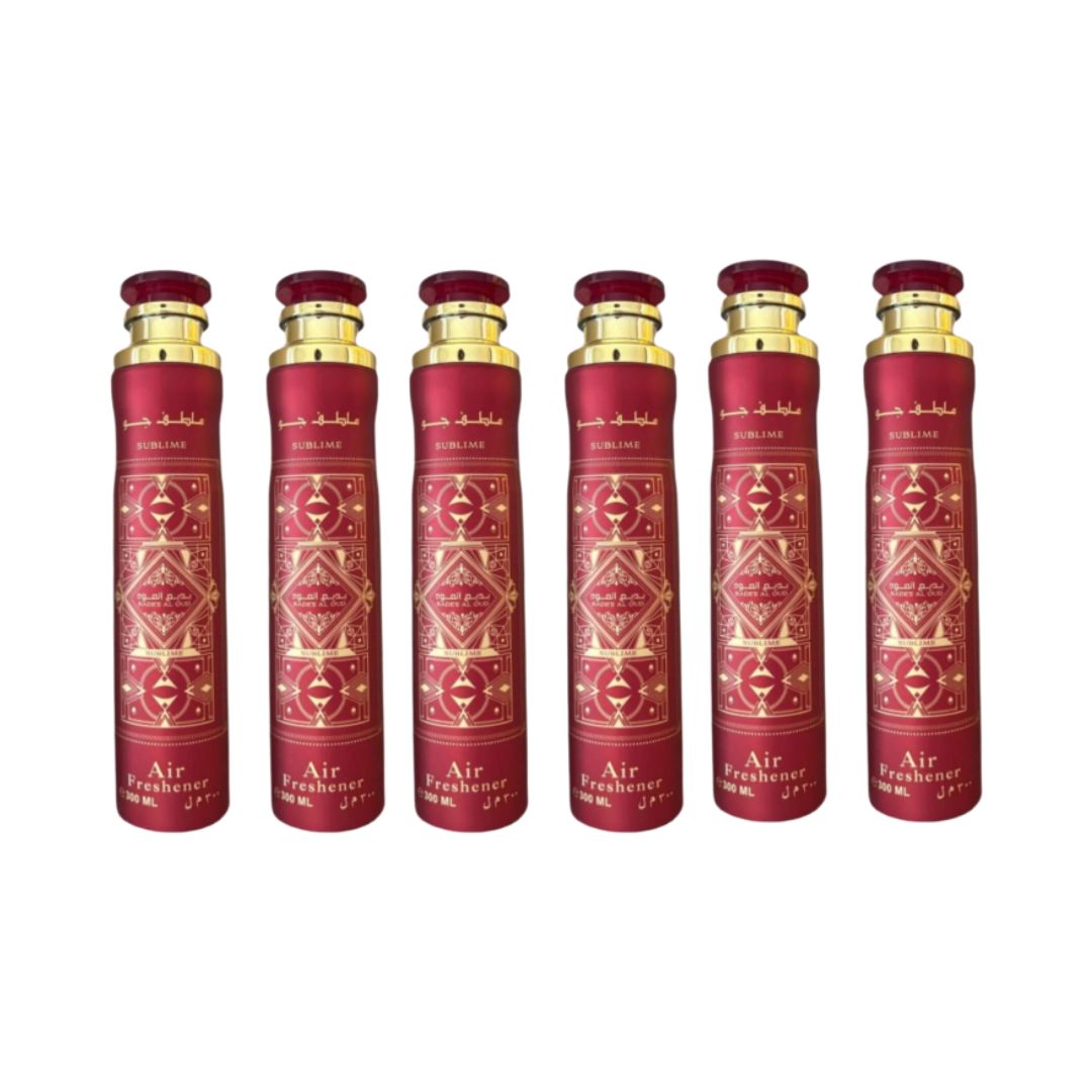Sublime Air Freshener 6 Pack Bundle – Home & Car Fragrance Spray | Lattafa