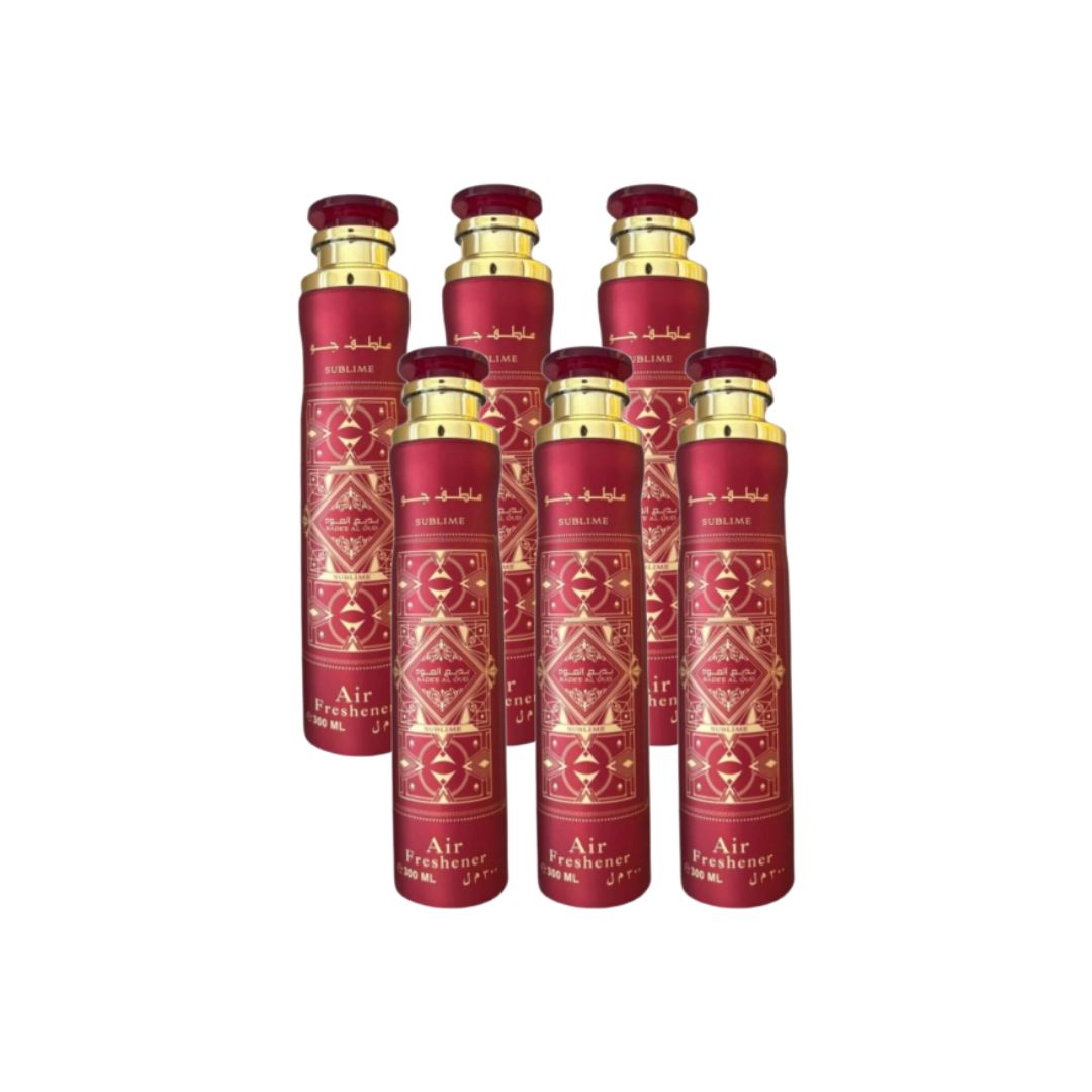 Sublime Air Freshener 6 Pack Bundle – Home & Car Fragrance Spray | Lattafa
