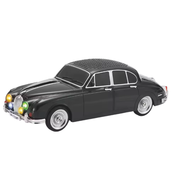 WS-596 Jaguar Classic Car Shaped Wireless Bluetooth Speaker with RGB LED Lights