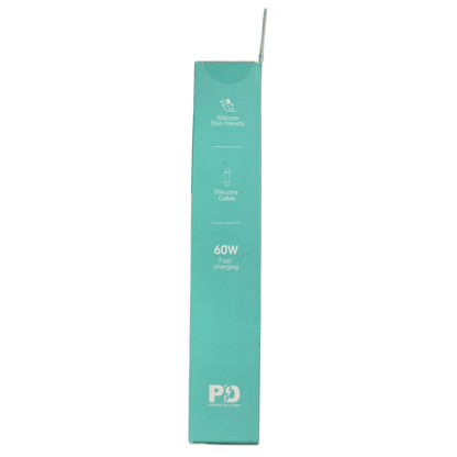 PowerUp USB-C to USB-C 60W Fast Charging Data Cable – High-Speed Charging & Sync, Durable Design, Universal Type-C Cable