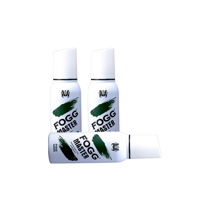 Fog Master Pine Body Spray 3PC Set | Long Lasting Fresh Pine Woody Men’s Fragrance Deodorant Spray Bundle | Daily Use Fresh Mist Pack