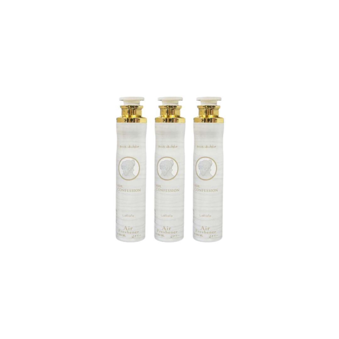 Her Confession Air Freshener 6 Pack Bundle – Home & Car Fragrance Spray | 10.1 oz / 300 ml Each | Lattafa