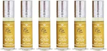 Al Rehab Cupcake Concentrated Perfume Oil CPO 6ml x 6 Pack | Sweet Gourmand Vanilla Cake Long Lasting Roll-On Attar Unisex Arabic Non-Alcohol Fragrance Travel Size