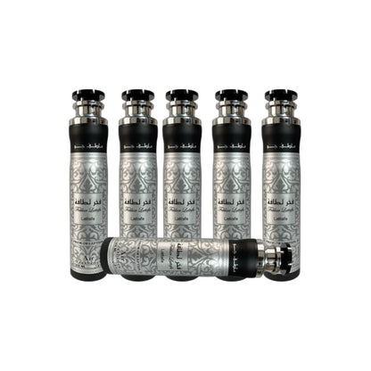 Fakhar Lattafa Air Freshener 6 Pack Bundle – Home & Car Fragrance Spray | 10.1 oz / 300 ml Each | Lattafa
