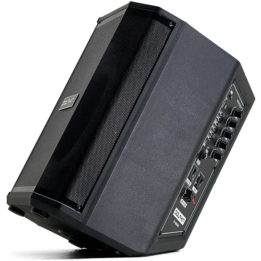 Dolphin 8" Heavy-Duty Handy Party Speaker with Wireless Microphone & Remote Control