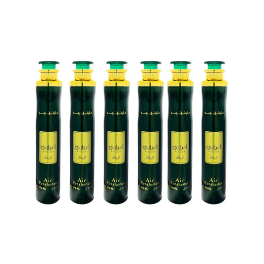 Ejaazi Air Freshener 6 Pack Bundle – Home & Car Fragrance Spray | 10.1 oz / 300 ml Each | Lattafa