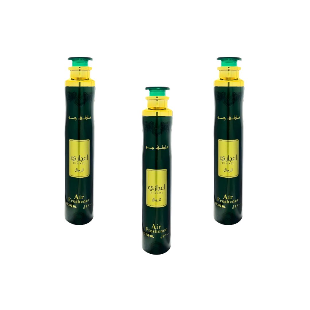 Ejaazi Air Freshener 3 Pack Bundle – Home & Car Fragrance Spray | 10.1 oz / 300 ml Each | Lattafa