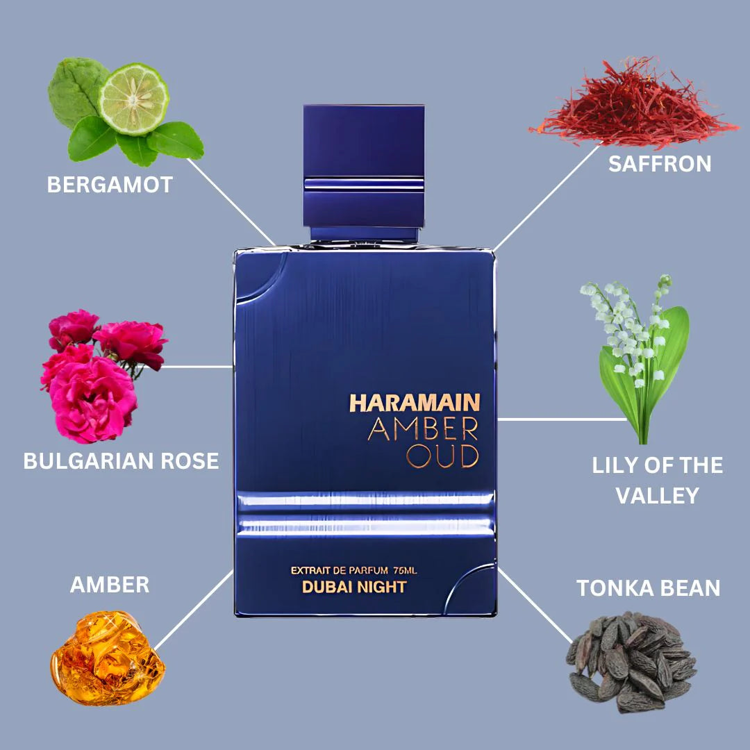 Haramain Amber Oud Dubai Night 2.5 Fl. Oz EDP By Al Haramain