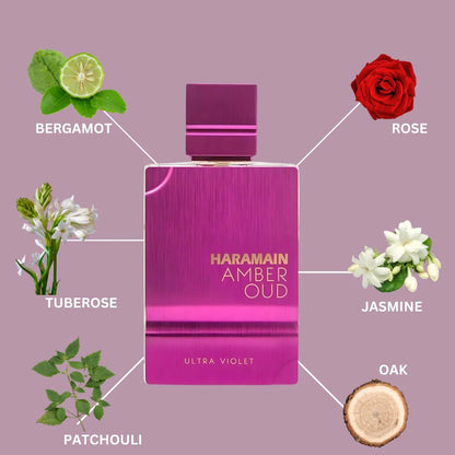 Haramain Amber Oud Ultra Violet 2.0 Fl. Oz EDP By Al Haramain