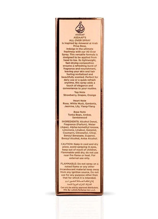 Ameerat Al Arab Privé Rose All Over Spray 5.07 oz by Asdaaf