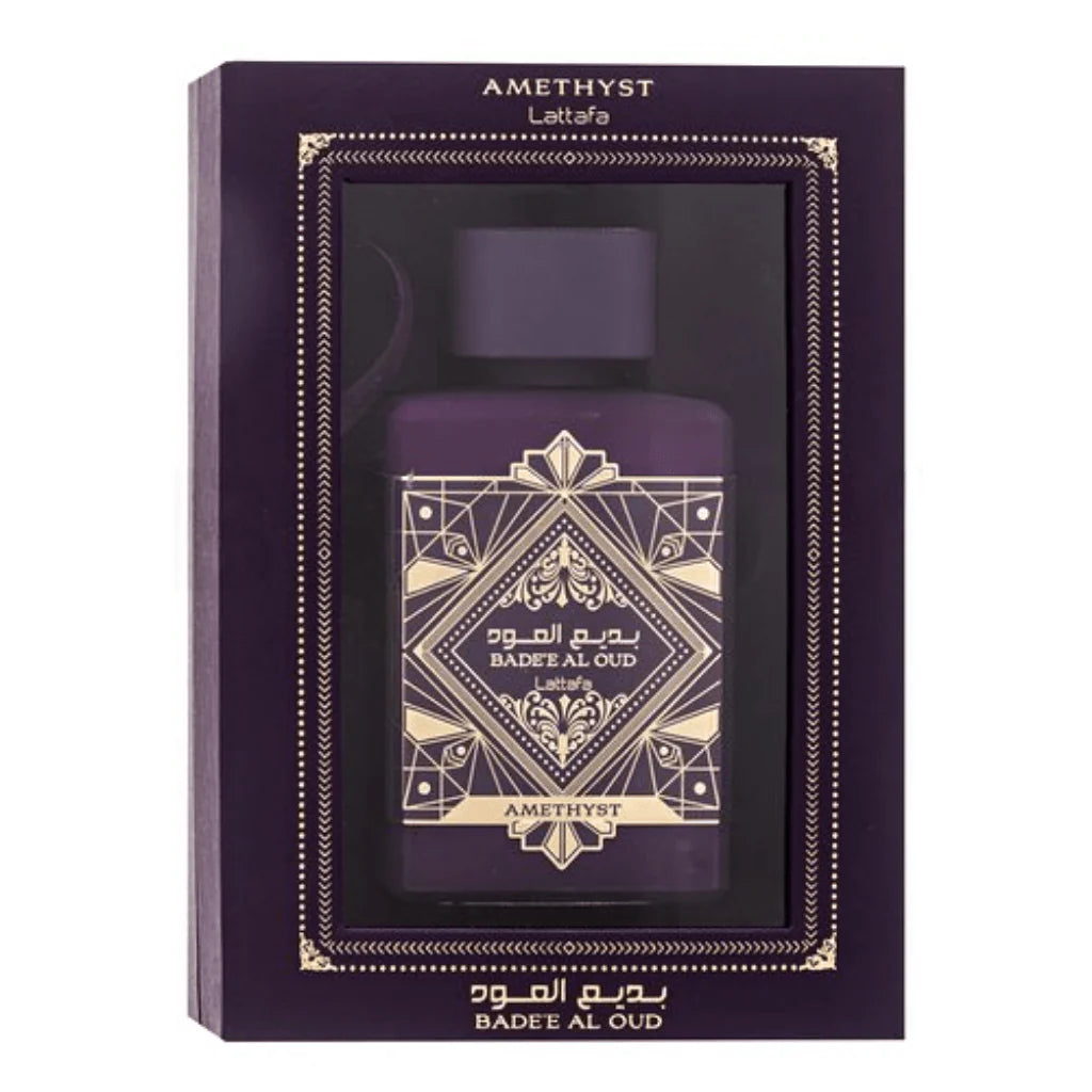Badee Al Oud Amethyst 3.40 Fl. Oz EDP Spray By Lattafa