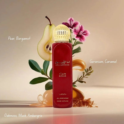 Ana Abiyedh Rouge All Over Spray 5.07 oz by Lattafa