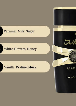 Asad 3.40 Fl. Oz EDP Spray By Lattafa