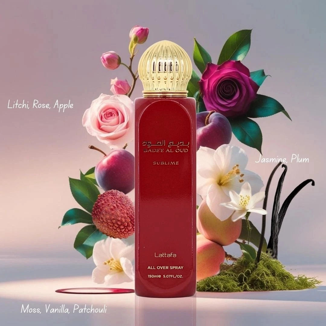 Badee Al Oud Sublime All Over Spray 5.07 oz by Lattafa
