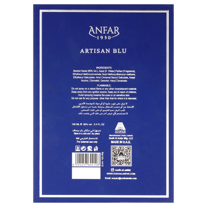 Anfar Artisan Blu 3.40 Fl. Oz EDP Spray By Anfar