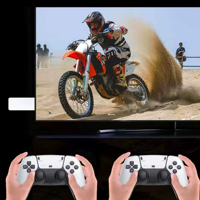 M15 Video Game Console 4K With 2.4G Wireless Controller, 64GB, 40K+ Games and 28 Emulators