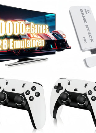 M15 Video Game Console 4K With 2.4G Wireless Controller, 64GB, 40K+ Games and 28 Emulators