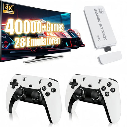M15 Video Game Console 4K With 2.4G Wireless Controller, 64GB, 40K+ Games and 28 Emulators