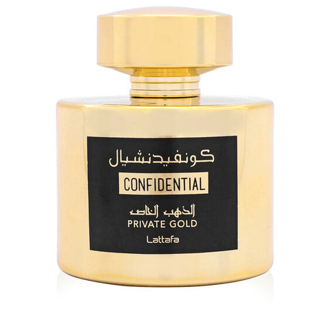 Confidential Private Gold 3.40 Fl. Oz EDP Spray By Lattafa