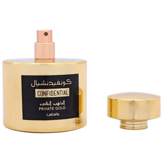 Confidential Private Gold 3.40 Fl. Oz EDP Spray By Lattafa