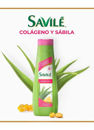 Savile Control Caída Hair Fall Control Shampoo with Collagen & Aloe Vera 25.36 fl. oz