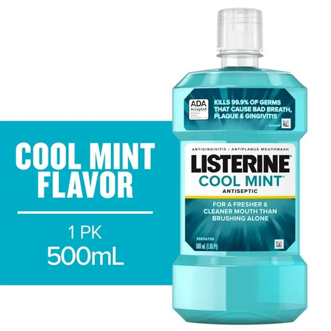 Listerine Cool Mint Antiseptic & Antiplaque Mouthwash 16.9 fl. oz