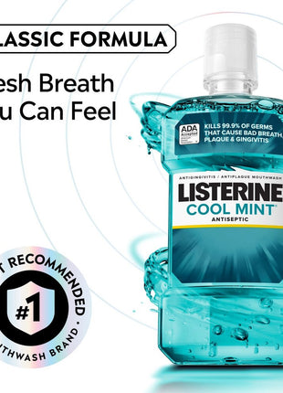 Listerine Cool Mint Antiseptic & Antiplaque Mouthwash 8.45 fl. oz
