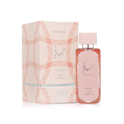 Hayaati Florence 3.40 Fl. Oz EDP Spray By Lattafa