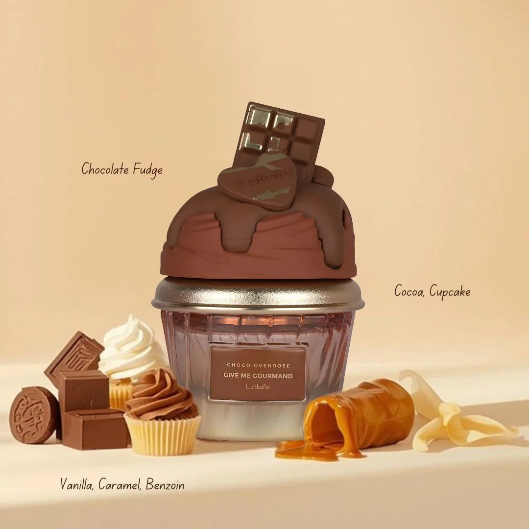 Give Me Gourmand Choco Overdose 2.53 Fl. Oz EDP Spray By Lattafa