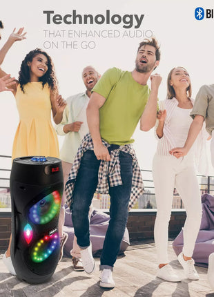 RCA Dual 6.5" Lightweight Bluetooth Party Speaker with Wireless Microphone & Remote